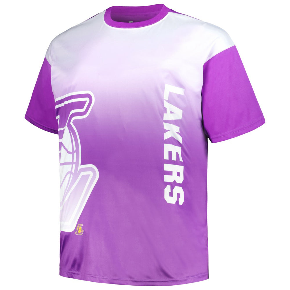 Los Angeles Lakers Big & Tall Sublimated T-Shirt - Purple discount