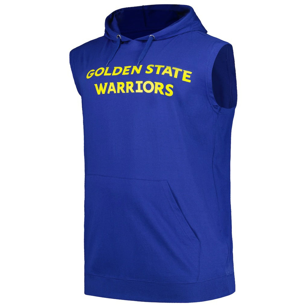 Golden State Warriors Big & Tall Jersey Muscle Pullover Hoodie sale - Royal | Fanatics shop