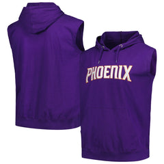 Phoenix Suns Jersey Muscle Pullover Hoodie - Purple | Fanatics discount