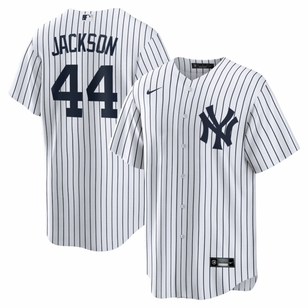 Reggie Jackson New York Yankees Home Retired Player Replica Jersey - White | Nike