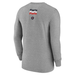 Paris Saint-Germain Legend Long Sleeve T-Shirt - Heather Gray | Nike shop