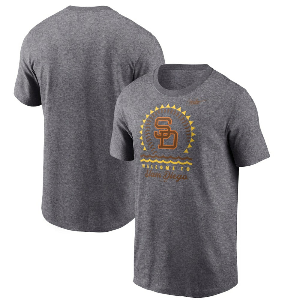San Diego Padres Sun Hometown T-Shirt - Gray | Nike