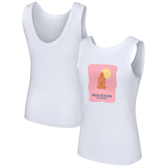 Houston Astros Lusso Style Women's Lindy Tank Top - White