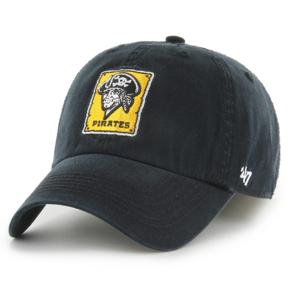 Pittsburgh Pirates Cooperstown Collection Franchise Fitted Hat - Black | 47 brand