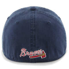 Atlanta Braves Franchise Logo Fitted Hat - Navy | 47 brand