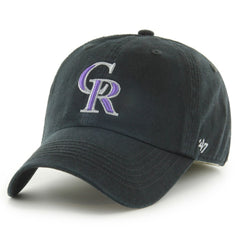 Colorado Rockies Franchise Logo Fitted Hat - Black | 47 brand