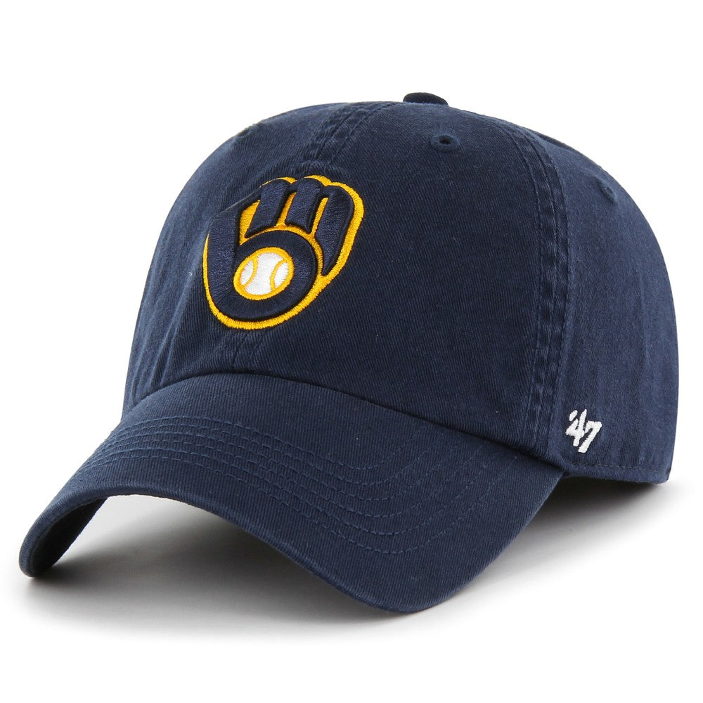 Milwaukee Brewers Franchise Logo Fitted Hat - Navy | 47 brand