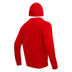 Kansas City Chiefs Pro Standard Crewneck Pullover Sweater & Cuffed Knit Hat Box Gift Set - Red cheap