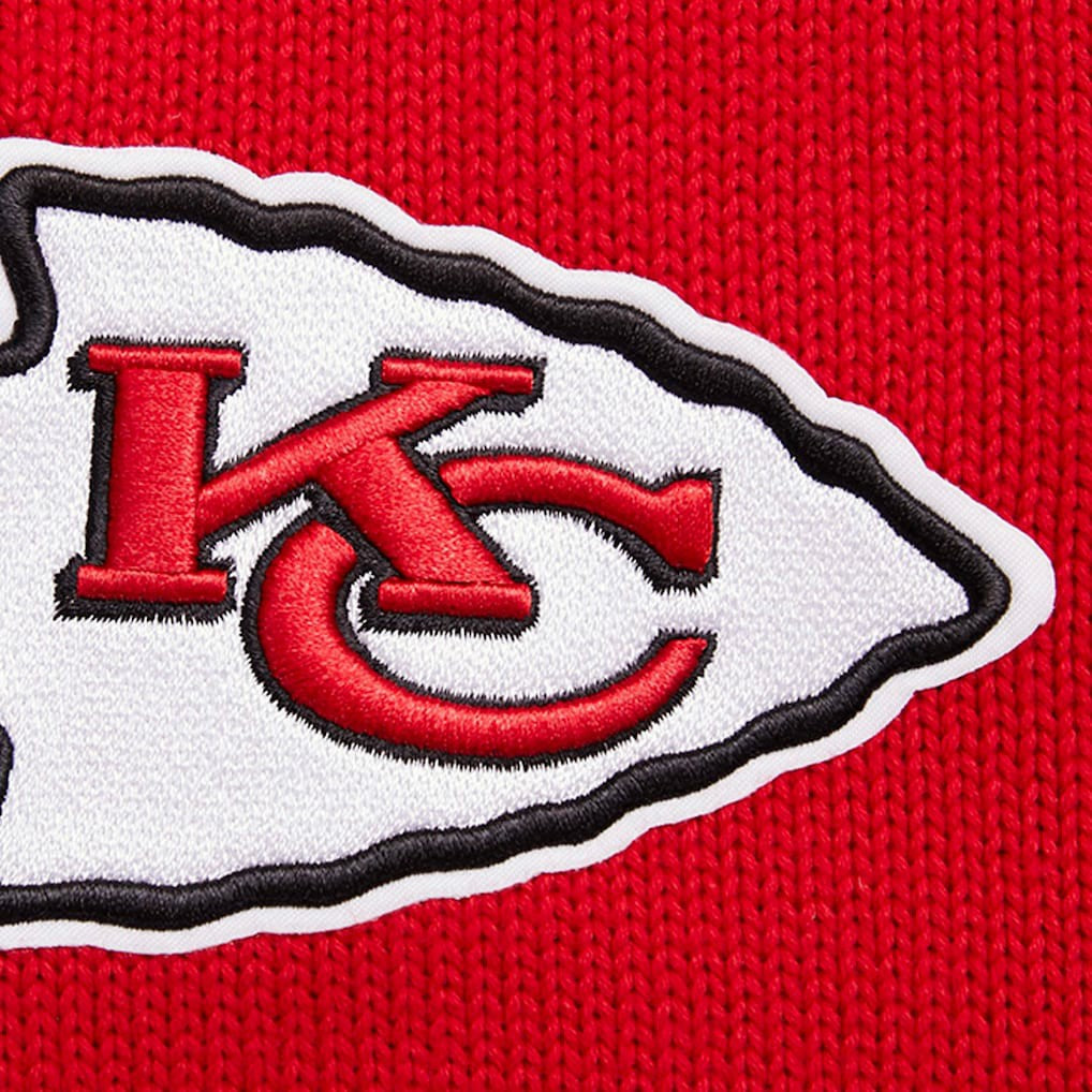 Kansas City Chiefs Pro Standard Crewneck Pullover Sweater & Cuffed Knit Hat Box Gift Set - Red cheap