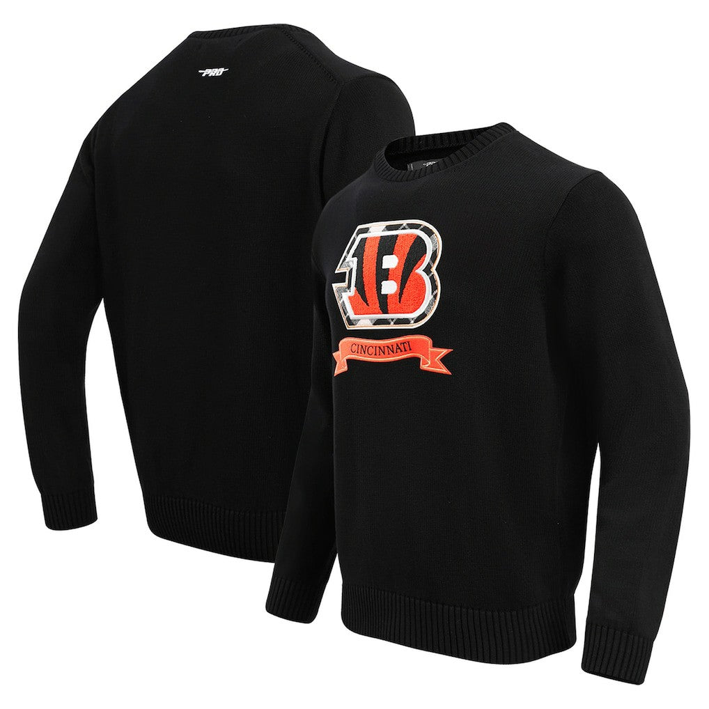 Cincinnati Bengals Pro Standard Prep Knit Sweater - Black online