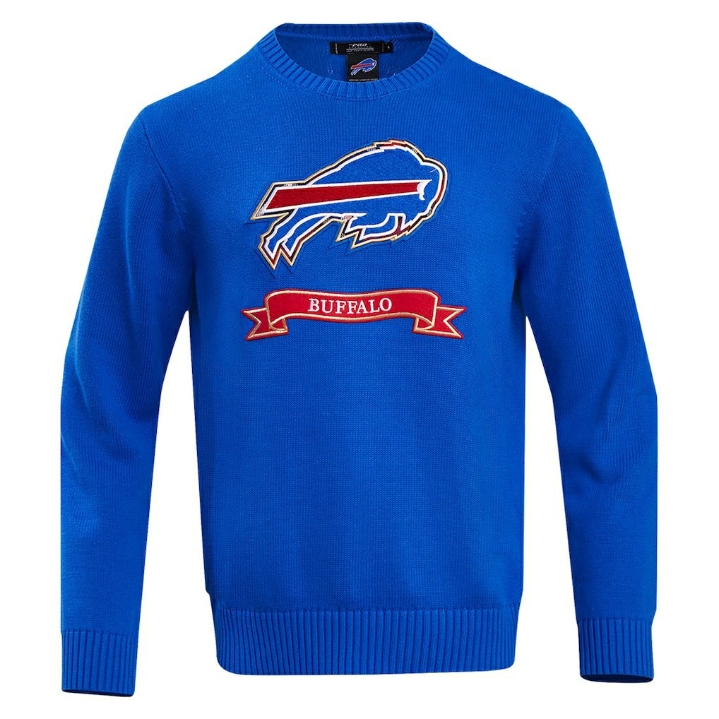 Buffalo Bills Pro Standard Prep Knit Sweater - Royal for sale