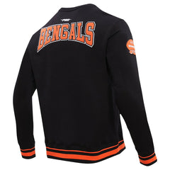 Cincinnati Bengals Pro Standard Crest Emblem Pullover Sweatshirt - Black on sale