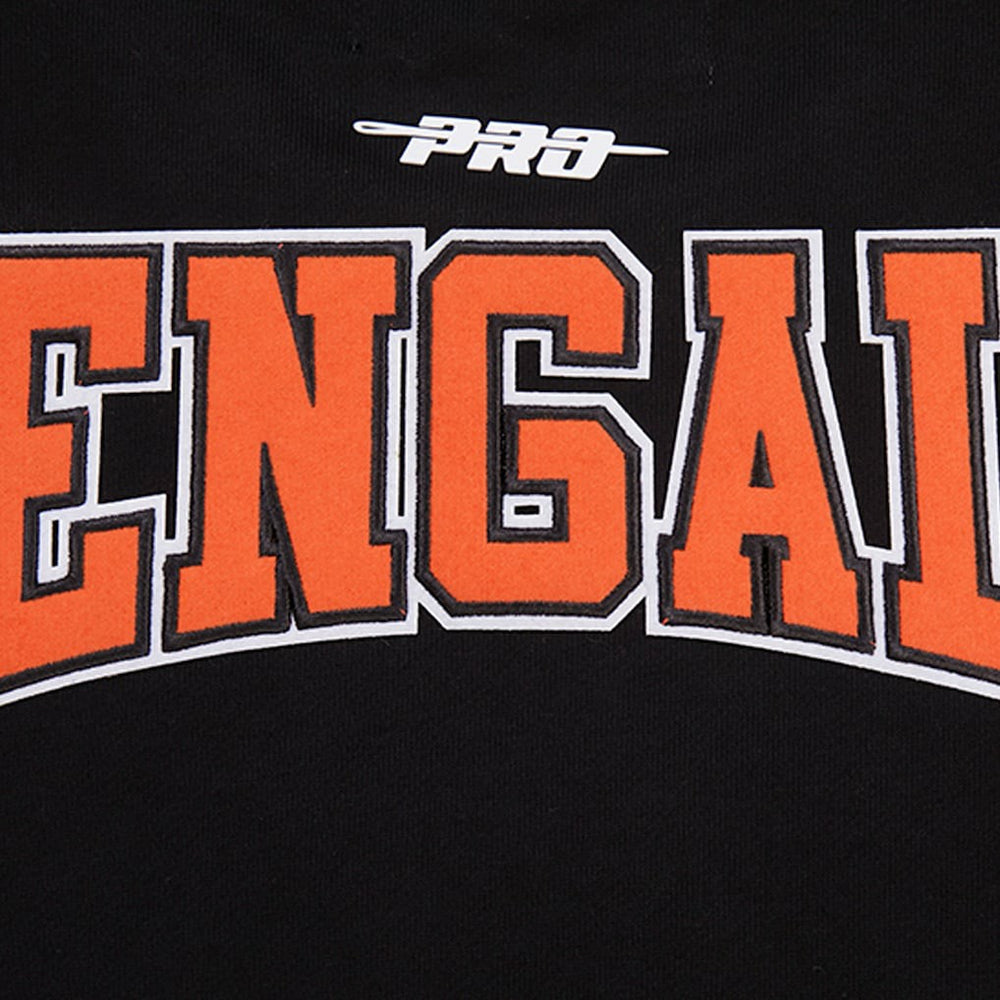 Cincinnati Bengals Pro Standard Crest Emblem Pullover Sweatshirt - Black on sale