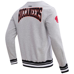 Tampa Bay Buccaneers Pro Standard Crest Emblem Pullover Sweatshirt - Heather Gray sale