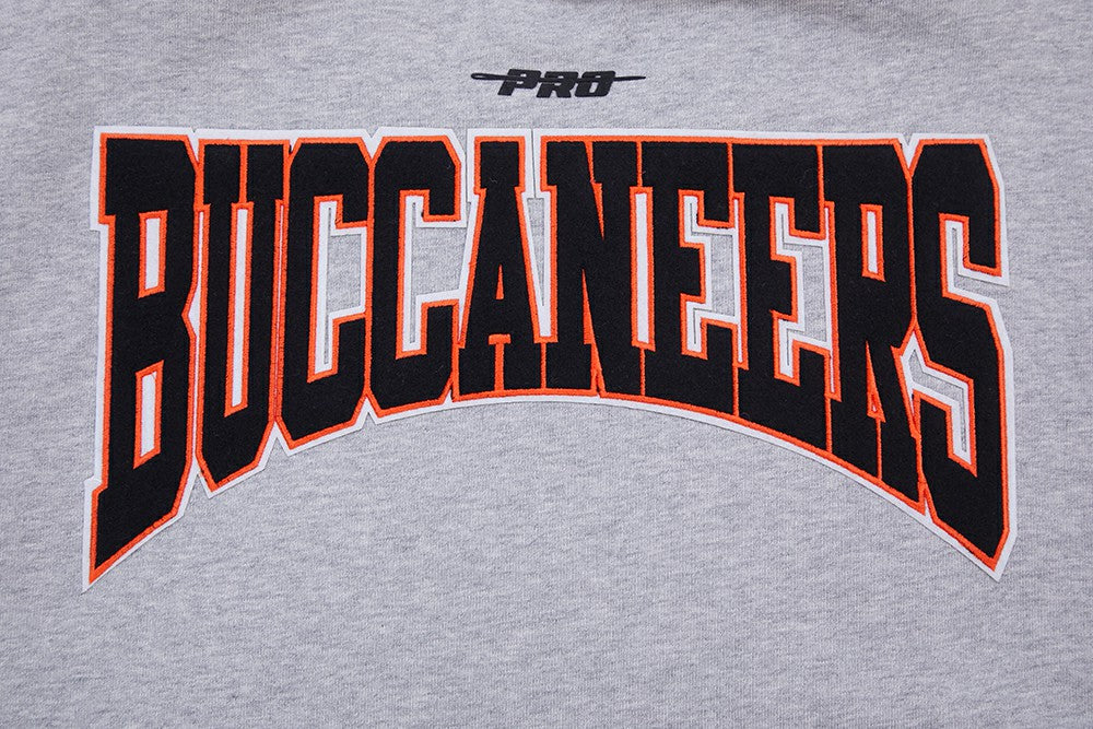 Tampa Bay Buccaneers Pro Standard Crest Emblem Pullover Sweatshirt - Heather Gray sale