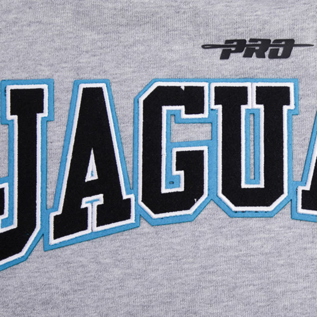 Jacksonville Jaguars Pro Standard Crest Emblem Pullover Sweatshirt - Heather Gray outlet