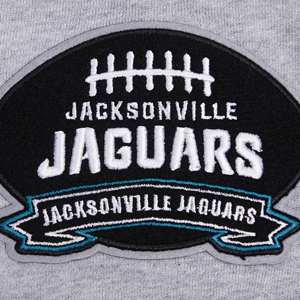 Jacksonville Jaguars Pro Standard Crest Emblem Pullover Sweatshirt - Heather Gray outlet