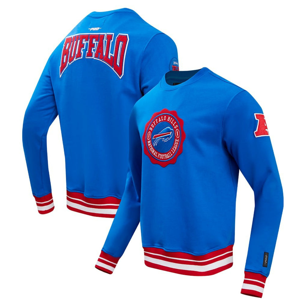 Buffalo Bills Pro Standard Crest Emblem Pullover Sweatshirt - Royal sale
