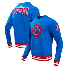 Buffalo Bills Pro Standard Crest Emblem Pullover Sweatshirt - Royal sale