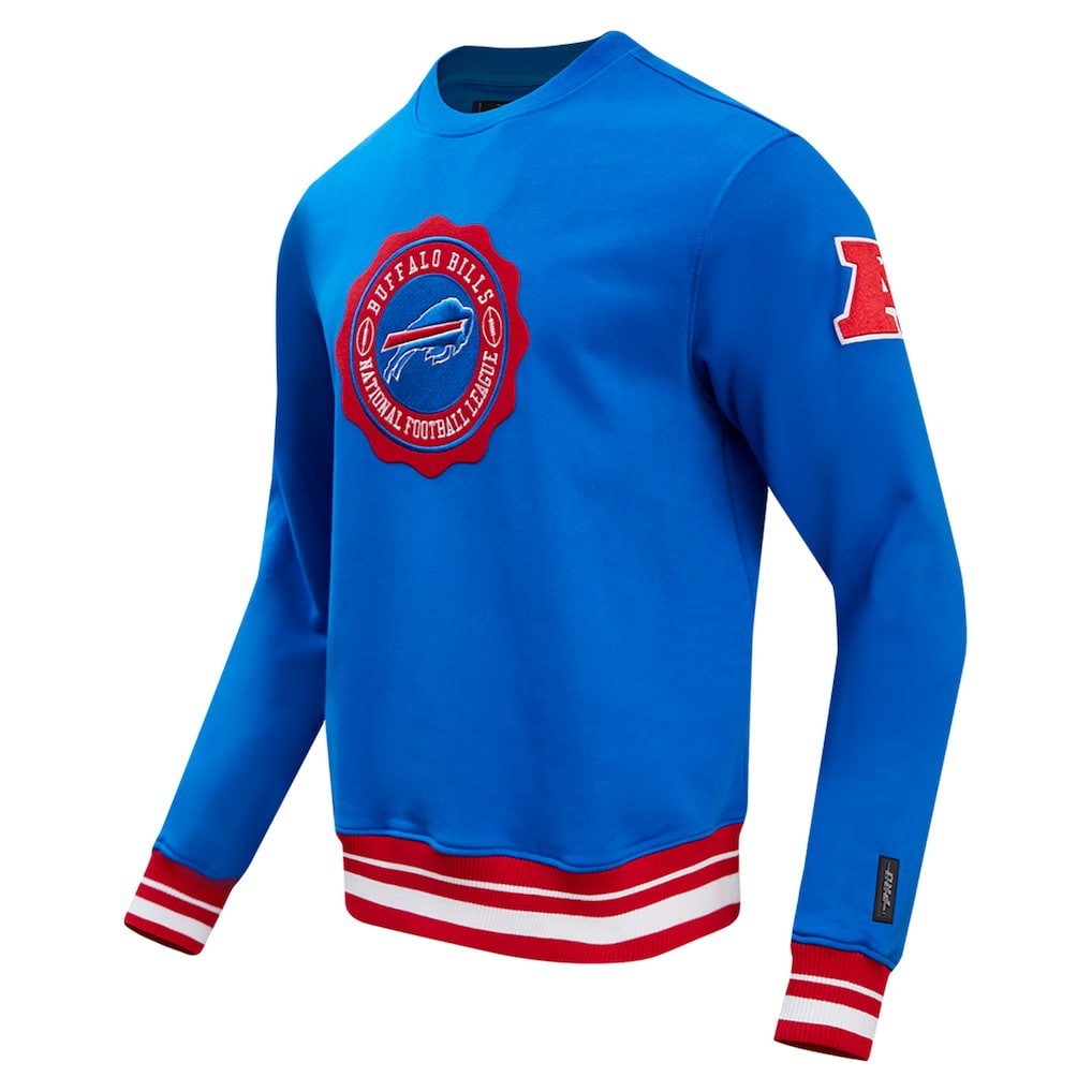 Buffalo Bills Pro Standard Crest Emblem Pullover Sweatshirt - Royal sale