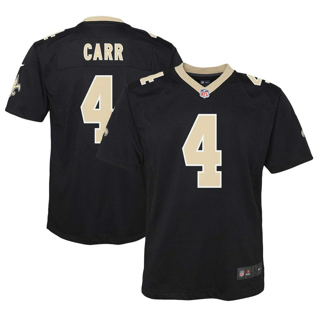 Derek Carr New Orleans Saints Youth Game Jersey - Black | Nike discount