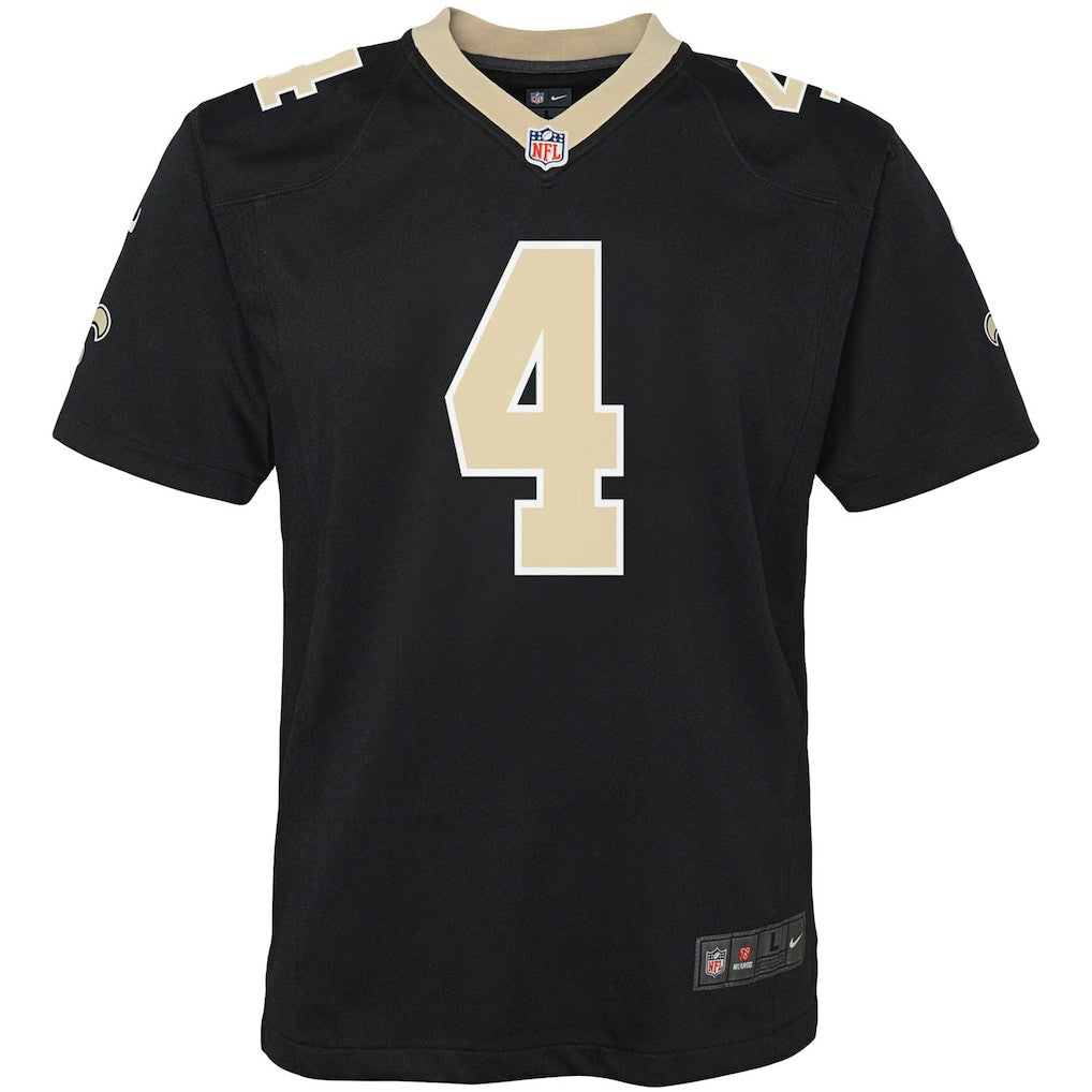 Derek Carr New Orleans Saints Youth Game Jersey - Black | Nike discount