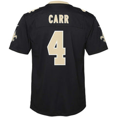 Derek Carr New Orleans Saints Youth Game Jersey - Black | Nike discount
