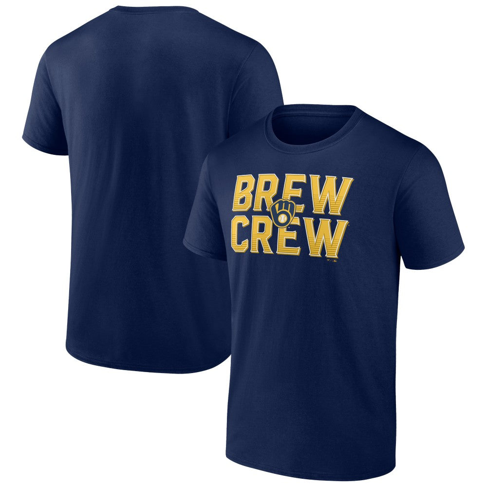 Milwaukee Brewers Hometown Brew Crew Fancy T-Shirt - Navy