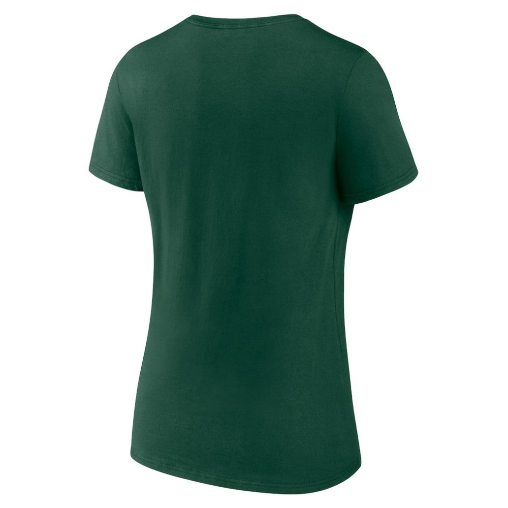 Athletics Women's Hometown Hella Good V-Neck T-Shirt - Green
