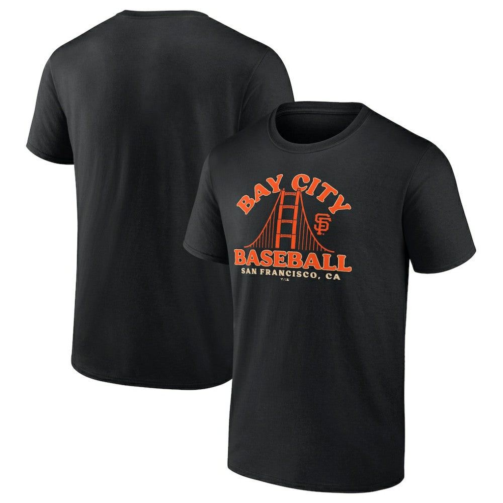 San Francisco Giants Hometown Bay City Baseball T-Shirt - Black