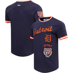 Detroit Tigers Pro Standard Cooperstown Collection Retro Classic T-Shirt - Navy