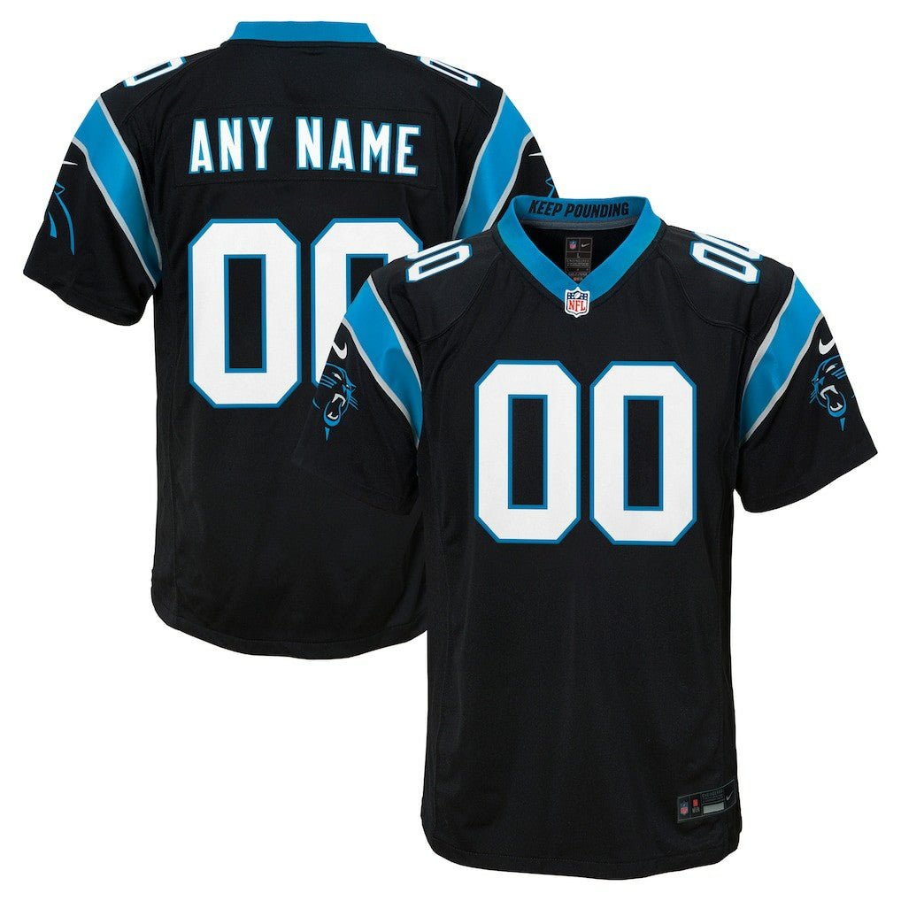 Carolina Panthers Youth Custom Game Jersey - Black | Nike discount