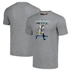 Chris Olave New Orleans Saints Homage Unisex NFL Blitz Player Tri-Blend T-Shirt - Gray discount
