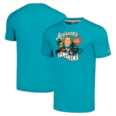 Trevor Lawrence Jacksonville Jaguars Homage Unisex Caricature Player Tri-Blend T-Shirt - Teal online