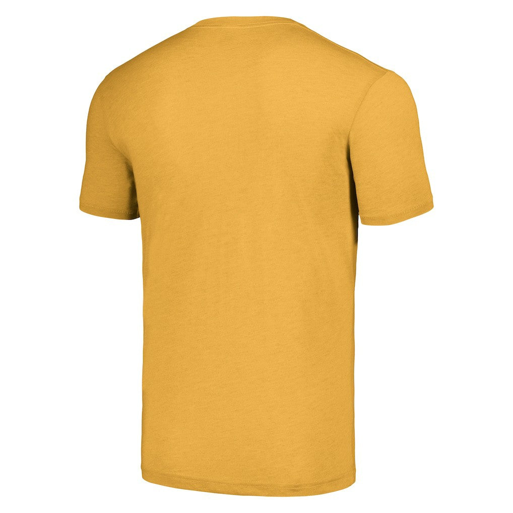 Travis Kelce Kansas City Chiefs Homage Unisex Caricature Player Tri-Blend T-Shirt - Gold online