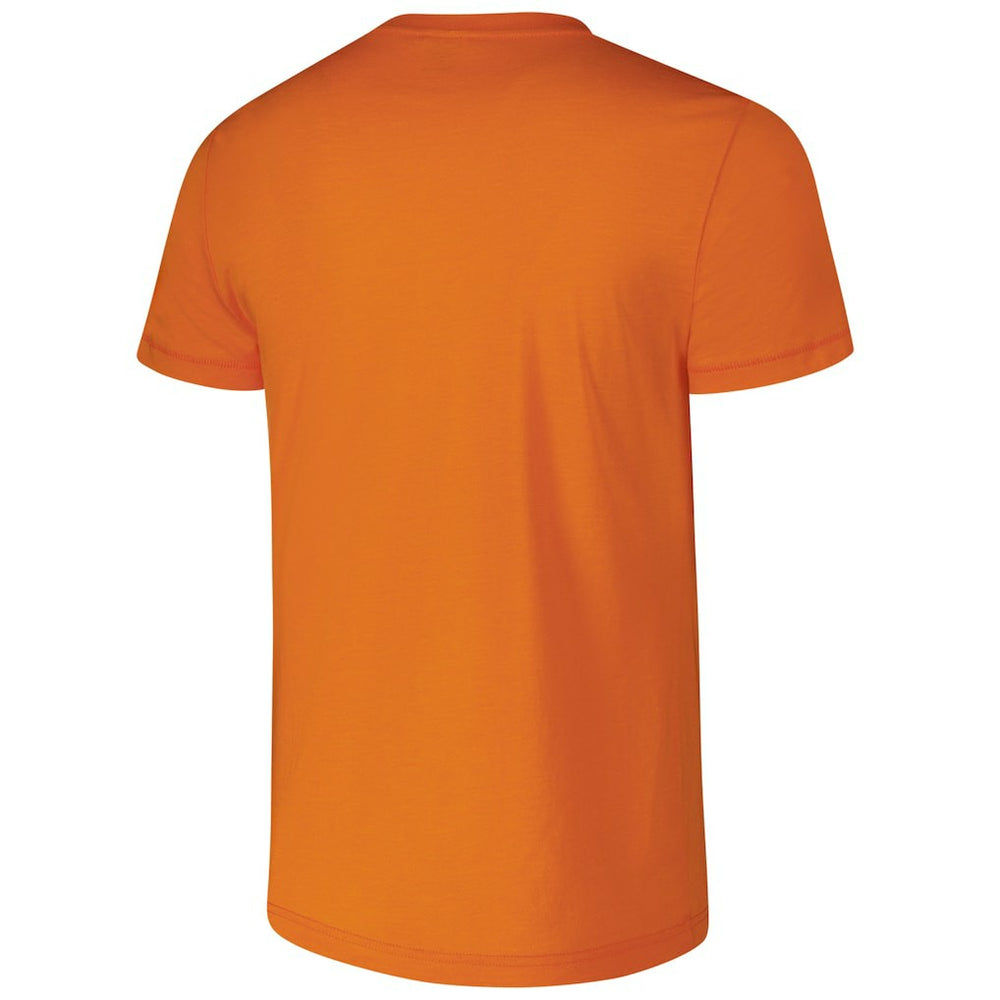 Joe Thomas Cleveland Browns Homage Unisex Caricature Retired Player Tri-Blend T-Shirt - Orange on sale
