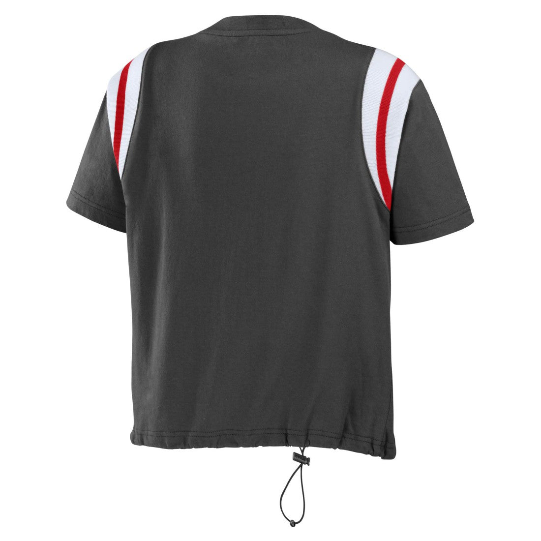 Tampa Bay Buccaneers WEAR by Erin Andrews Women's Cinched Colorblock T-Shirt - Pewter online