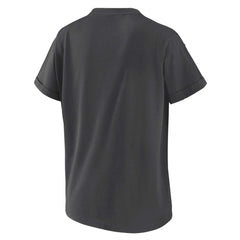 New York Giants WEAR by Erin Andrews Women's Boyfriend T-Shirt - Charcoal discount