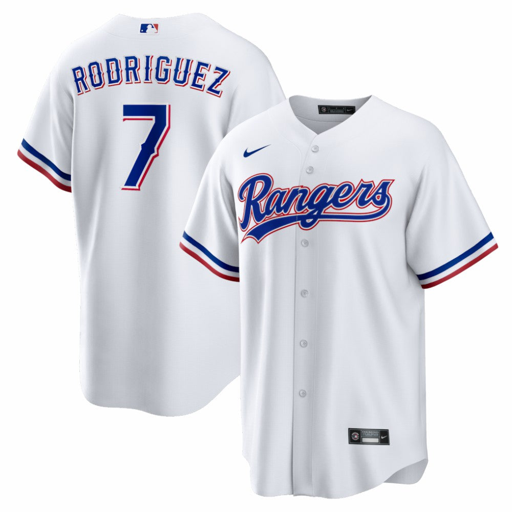 Ivan Rodriguez Texas Rangers Home Retired Player Replica Jersey - White | Nike