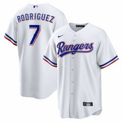 Ivan Rodriguez Texas Rangers Home Retired Player Replica Jersey - White | Nike