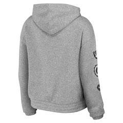 Las Vegas Raiders WEAR by Erin Andrews Women's Full-Zip Hoodie - Heather Gray online