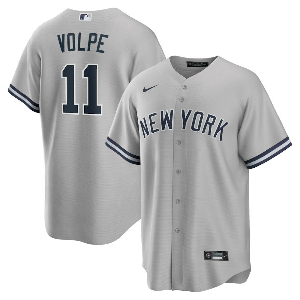 Anthony Volpe New York Yankees Road Replica Jersey - Gray | Nike