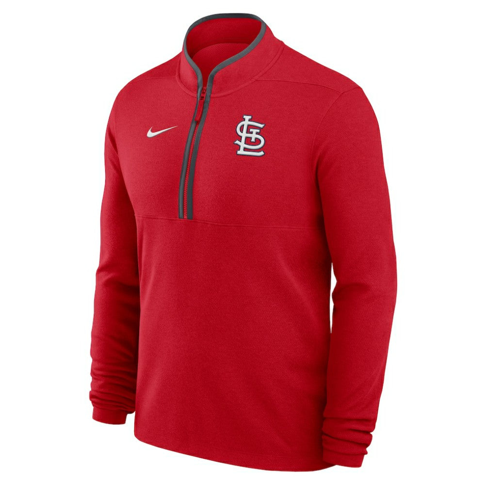 St. Louis Cardinals Dri-FIT Victory Half-Zip Pullover - Red | Nike
