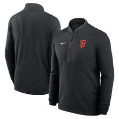San Francisco Giants Dri-FIT Victory Half-Zip Pullover - Black | Nike