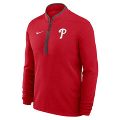 Philadelphia Phillies Dri-FIT Victory Half-Zip Pullover - Red | Nike