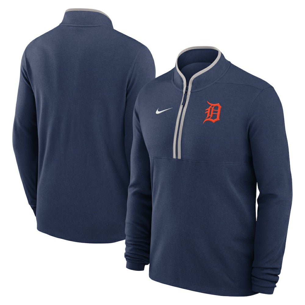 Detroit Tigers Dri-FIT Victory Half-Zip Pullover - Navy | Nike