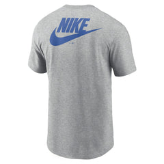 Seattle Mariners Cooperstown Collection Large Logo 2-Hit T-Shirt - Heather Gray | Nike
