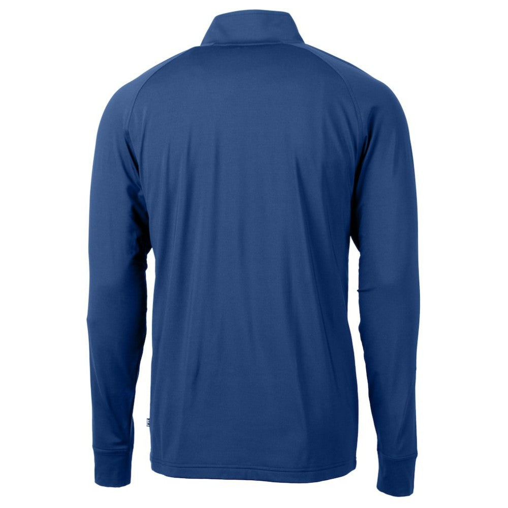 Philadelphia Phillies Cutter & Buck Adapt Eco Knit Stretch Recycled Quarter-Zip Pullover Top - Royal
