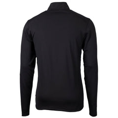 Cincinnati Reds Cutter & Buck Virtue Eco Pique Recycled Quarter-Zip Pullover Top - Black