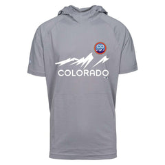 Colorado Rockies Levelwear City Connect Phase Core Hoodie T-Shirt  - Gray
